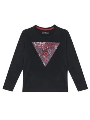 Guess Bluzka L5BI04 I3Z14 Czarny Regular Fit
