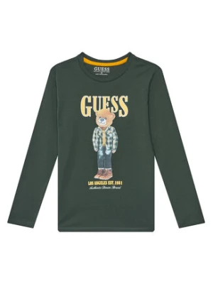 Guess Bluzka L5BI09I3Z14 Zielony Regular Fit