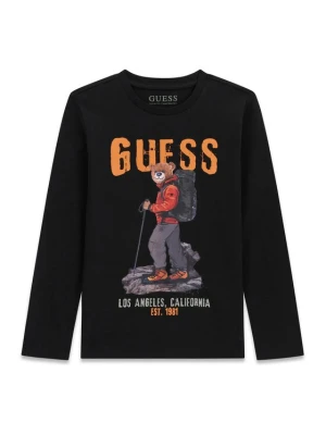 Guess Bluzka L6BI11 K5732 Czarny Regular Fit