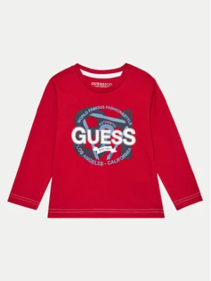 Guess Bluzka N4BI03 I3Z14 Czerwony Regular Fit