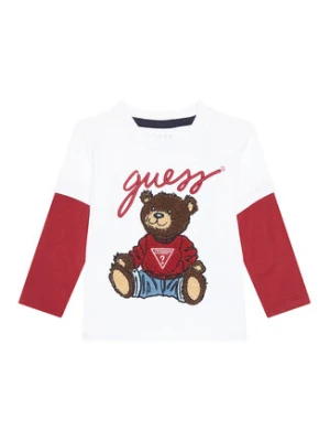 Guess Bluzka N4BI08 I3Z14 Biały Regular Fit