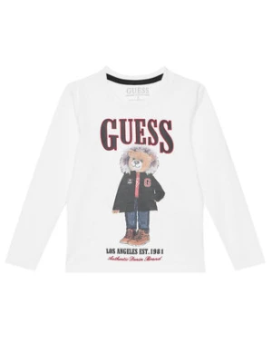 Guess Bluzka N5BI04 I3Z14 Biały Regular Fit