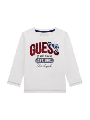 Guess Bluzka N5BI06 I3Z14 Biały Regular Fit