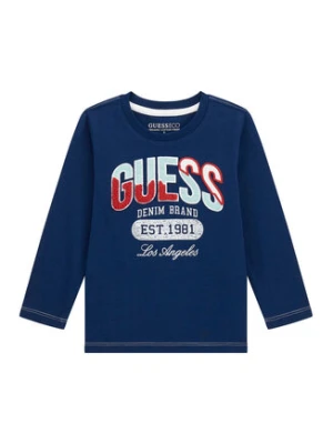 Guess Bluzka N5BI06 I3Z14 Granatowy Regular Fit