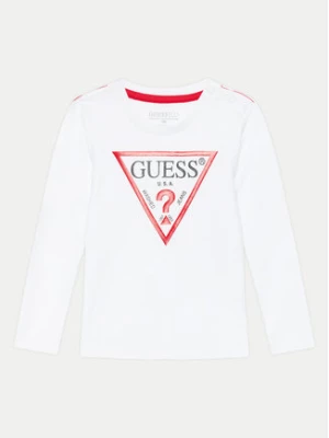 Guess Bluzka N84I24 K8HM0 Biały Regular Fit