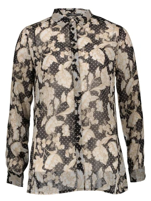 Guess Bluzka w kolorze czarno-beżowym rozmiar: XS