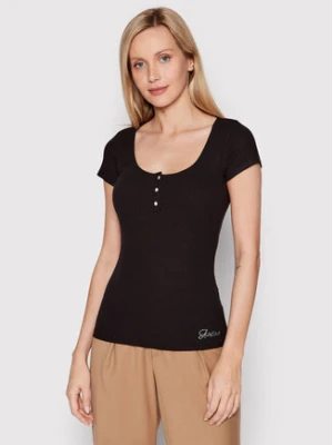 Guess Bluzka W2YP24 KBCO2 Czarny Slim Fit