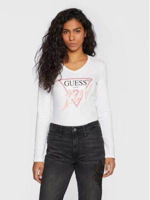 Guess Bluzka W3RI13 I3Z14 Biały Regular Fit