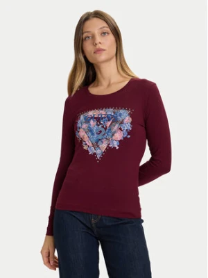 Guess Bluzka W5BI74 J1314 Czerwony Slim Fit