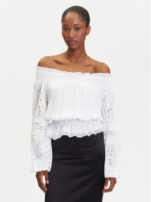 Guess Bluzka W5GH0S WE550 Biały Regular Fit