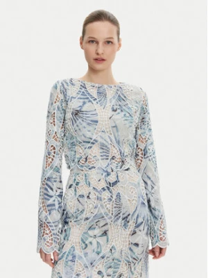 Guess Bluzka W5GH0T WHAD2 Niebieski Regular Fit