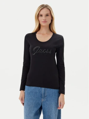 Guess Bluzka W5YI26 J1314 Czarny Slim Fit