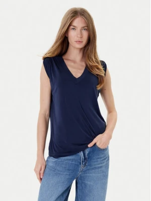 Guess Bluzka W5YP52 KCYW2 Granatowy Regular Fit