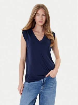 Guess Bluzka W5YP52 KCYW2 Granatowy Regular Fit