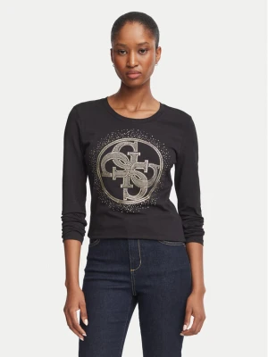 Guess Bluzka W6BI58 K7388 Czarny Slim Fit