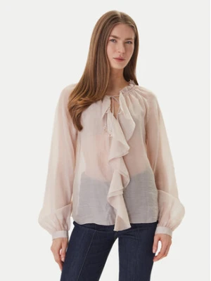 Zdjęcie produktu Guess Bluzka W6GH28 W1844 Beżowy Regular Fit