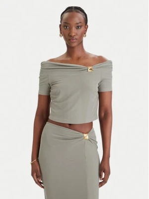 Guess Bluzka W6GP12 K2935 Khaki Regular Fit