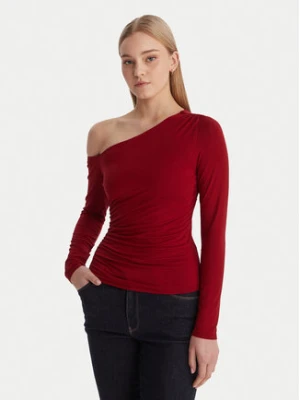 Guess Bluzka W6RP02 KC1J2 Czerwony Regular Fit