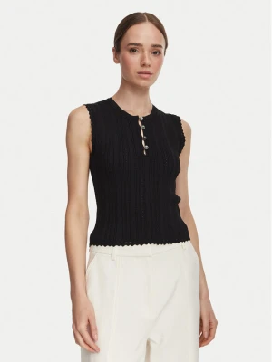 Guess Bluzka W6YR24 Z0970 Czarny Regular Fit