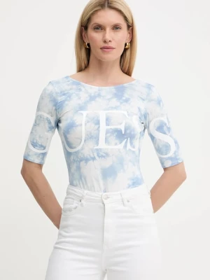 Guess body damski kolor niebieski W5YP16 K49A1