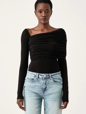 Guess body damskie z dodatkiem wełny x LEONIE HANNE czarny