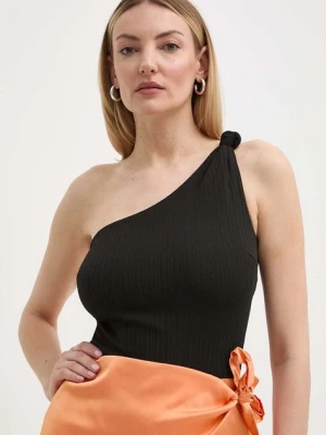 Guess body ELENA damskie kolor czarny gładka W4GP11 KC7D2