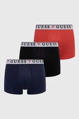 Guess bokserki 3-pack BRIAN męskie kolor granatowy U97G01 KCD31