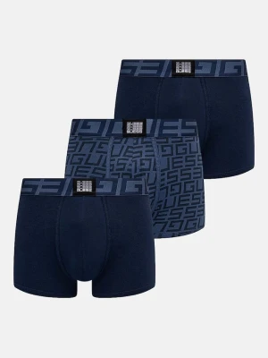Guess bokserki 3-pack granatowy