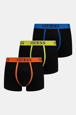 Guess bokserki 3-pack męskie kolor czarny U4BG90.KCD31