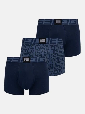 Guess bokserki 3-pack męskie kolor granatowy