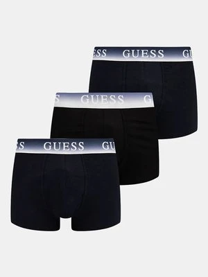 Guess bokserki 3-pack męskie kolor niebieski U4BG13.K6YW1