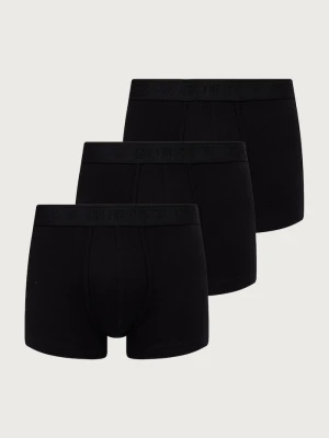 Guess bokserki dopasowane męskie bawełniane z elastanem HERO 3-pack czarny