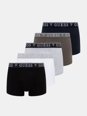 Guess bokserki męskie bawełniane z elastanem 5-pack czarny