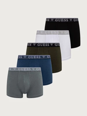 Guess bokserki męskie bawełniane z elastanem 5-pack czarny