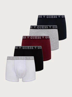 Guess bokserki męskie bawełniane z elastanem 5-pack czarny