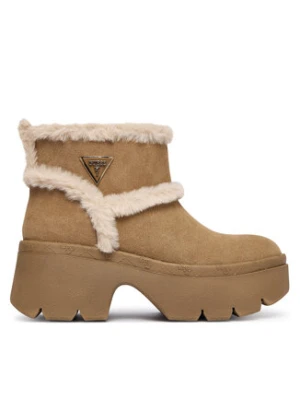 Guess Botki FLFBRD ESU10 Beżowy