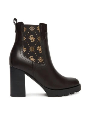 Guess Botki FLFNLL ELE10 Brązowy