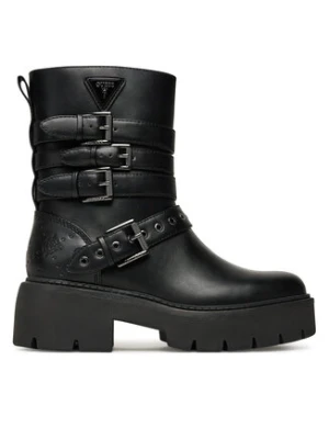 Guess Botki FLTSVO FAL10 Czarny