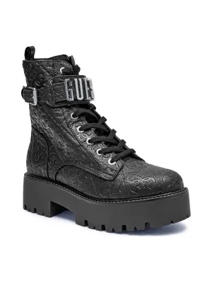 Guess Botki VAIRES | z dodatkiem skóry