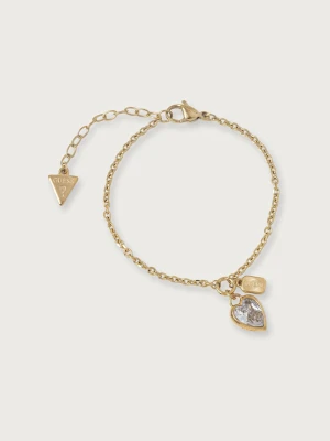 Guess bransoletka damska CRYSTAL LOVE złoty