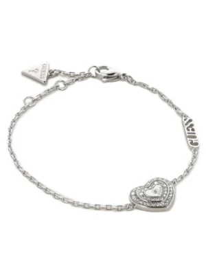 Guess Bransoletka JUBB04 031JW Srebrne rodowanie