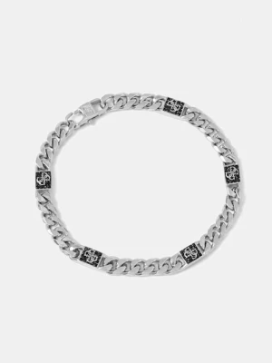 Guess bransoletka męska ze stali nierdzewnej 4G FRONTIERS