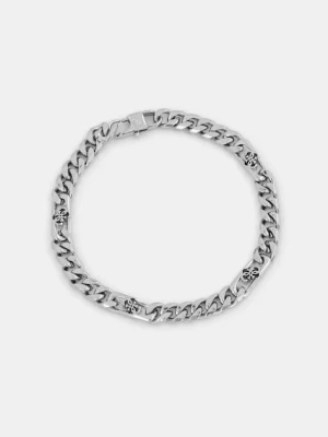 Guess bransoletka męska ze stali nierdzewnej 4G FRONTIERS