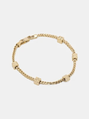 Guess bransoletka męska ze stali nierdzewnej 4G FRONTIERS