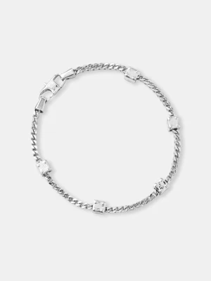 Guess bransoletka męska ze stali nierdzewnej 4G FRONTIERS