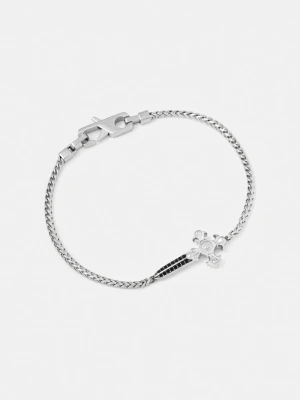 Guess bransoletka REBEL KNIGHT srebrny