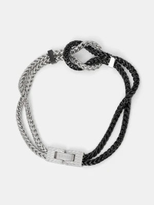 Guess bransoletka SAILOR KNOT srebrny