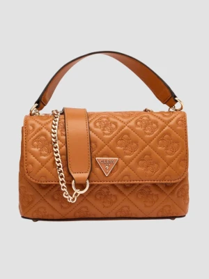 GUESS Brązowa damska kopertówka Adelasia Cnvrtble