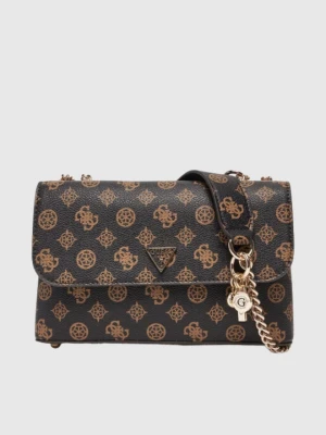 GUESS Brązowa kopertówka damska Calista