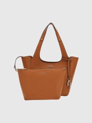 GUESS Brązowa shopperka damska Calista 2 In 1